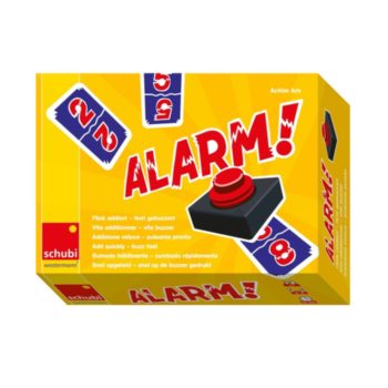 Forlaget Vektor · Matematik · Kortspil · ALARM! – Lynhurtigt spil om tal og hurtighed Et hæsblæsende og sjovt spil, hvor børnene dyster på talforståelse, tiervenner og hurtighed – med buzzer og tre sværhedsgrader for ekstra spænding!