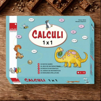 Forlaget Vektor · Matematik · Spil · CALCULI: 1x1 – 16 Piratbåde, dinosaurer og pingviner: Børn lærer 1x1 med farverige figurer og simple regler. Et hit i både klasseværelset og derhjemme!