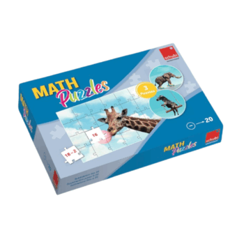 Forlaget Vektor · Matematik · Puslespil · SCHUBI MathPuzzles – Subtraktion op til 20 Legende læring for de yngste: Hver brik gemmer en regneopgave – og det rigtige svar afslører et farverigt motiv. Visuel selvkontrol motiverer og styrker selvtilliden hos børn fra 6 år.
