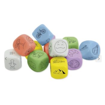 Forlaget Vektor · Dansk/Fremmedsprog · Terningesæt · Fortælleterninger Tematiske billedterninger giver eleverne en visuel ramme for legende fortælling og styrker både mundtlighed og skriftlig fremstilling på tværs af fag og klassetrin.