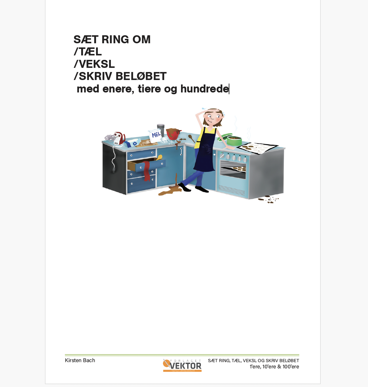 Små matematik opgaver med penge