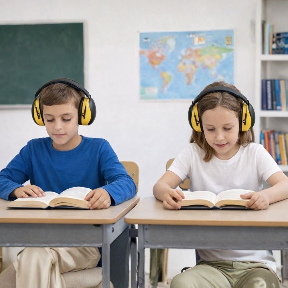 Forlaget Vektor · Tværfagligt · Høreværn · Auris Pro Bløde ørekapsler, justerbar pasform og effektiv støjdæmpning gør det lettere at arbejde koncentreret.