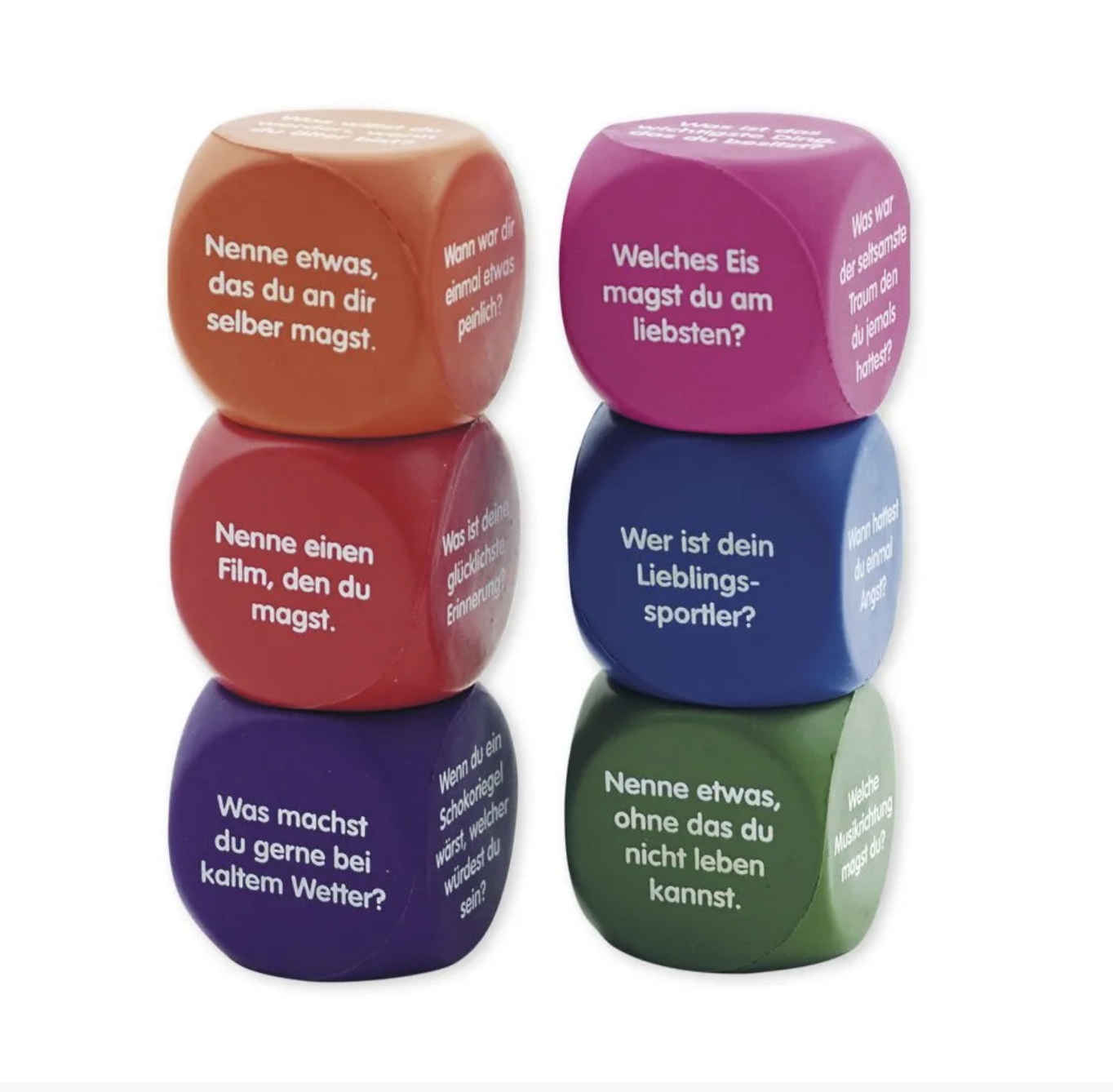 Forlaget Vektor – tysk – skumterninger – Samtaleterninger: Legende og aktive øvelser, der får elever til at tale spontant og styrker deres mundtlige selvtillid i undervisningen.