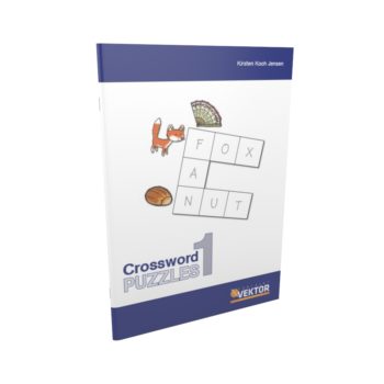 Forlaget Vektor | Engelsk | Hæfte | Crossword Puzzles 1 Legende krydsord og rimøvelser, der gør enkle tre-bogstavs ord lette at mestre for de yngste elever.
